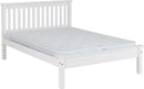 MONACO 4'6" DOUBLE LOW END BED - WHITE