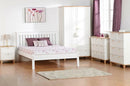 MONACO 4'6" DOUBLE LOW END BED - WHITE