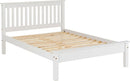 MONACO 4'6" DOUBLE LOW END BED - WHITE