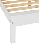MONACO 4'6" DOUBLE LOW END BED - WHITE