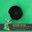 HOMCOM  Inflatable Christmas Tree 1.8m , LED Lighted with Santa Claus Dog Decoration