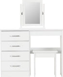 NEVADA DRESSING TABLE SET - WHITE GLOSS