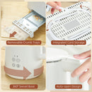 HOMCOM 1.5L 3000W Fast Boil Electric Kettle and 2 Slice Toaster Set