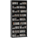 HOMCOM 640 CD Storage Unit 360 DVD Storage Tower W/ 18 Compartments