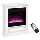 HOMCOM 1800W White Electric Fire Reach up to 30ã?¡ Space