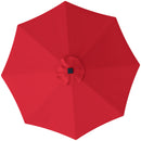 Outsunny UPF 50+ Replacement Parasol Canopy Parasol Cover Replacement