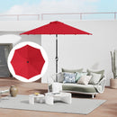 Outsunny UPF 50+ Replacement Parasol Canopy Parasol Cover Replacement