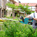 Outsunny Cordless Hedge Trimmer With 51cm Blade, Brushless Motor