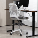Vinsetto Mesh Office Stool, 60° Swivel Height Adjustable Chair