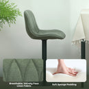 HOMCOM Bar Stools Set Of 2, Modern Armless Bar Chairs