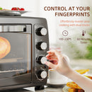 HOMCOM 36L Countertop Toaster Oven With 2 Hot Plates, Grill, Roast, Bake