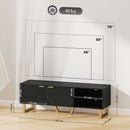 HOMCOM TV Unit, TV Stand Cabinet with Shelves and Storage Cupboard