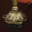 HOMCOM Antique Table Lamp, For Bedroom Bedside, Bulb Not Included, Blue