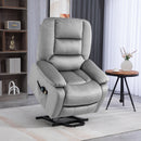 HOMCOM Riser And Recliner Chair Lift Chair With Vibration Massage, Heat, Grey