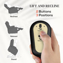 HOMCOM Riser And Recliner Chair Lift Chair With Vibration Massage, Heat, Grey