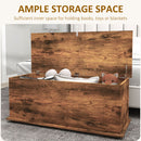 HOMCOM Storage Chest With Lid, 113L Storage Box