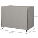 Outsunny Garden Furniture Protector Patio Swing Chair Cover - Grey