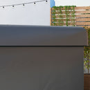 Outsunny Patio Swing Chair Cover Garden Furniture Protector 215x155x150cm Grey