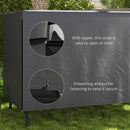Outsunny Patio Swing Chair Cover Garden Furniture Protector 215x155x150cm Grey