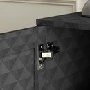 HOMCOM Cupboard with Adjustable Shelf, Open Compartment, 2 Drawers