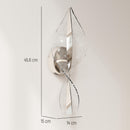 HOMCOM Led Wall Lamp 2 Pack, Modern Indoor Spiral Wall Light