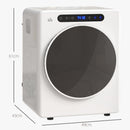 HOMCOM 4kg Portable Vented Tumble Dryer Machine with Timer, 6 Heat Settings
