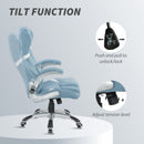 Vinsetto Fabric Office Desk Chair W/ Adjustable Height Tilt Function