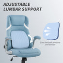 Vinsetto Fabric Office Desk Chair W/ Adjustable Height Tilt Function