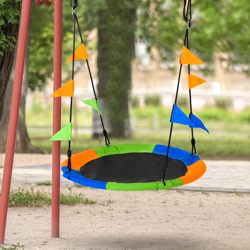Outsunny Children's swing - multicoloured