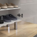 HOMCOM Shoe Storage Cabinet With Soft-Close Hinges & Adjust Shelves, High Gloss