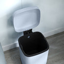 HOMCOM 12L Kitchen Pedal Bin, Metal Rubbish Bin with Soft-close Lid