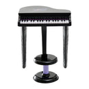 HOMCOM Mini Electronic Piano W/Stool-Black