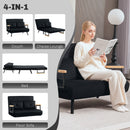 HOMCOM Click Clack 2 Seater Sofa Bed for Living Room, Guest Room