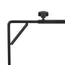 86-129Hcm PawHut Reptile Lamp Stand, Adjustable Lamp Holder w/ Base, Hook