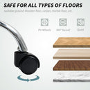 HOMCOM PU Leather Massage Office Chair, Reclining Desk Chair - Grey/Brown