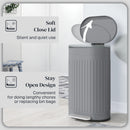 HOMCOM 30L Pedal Bin, Metal Kitchen Bin with Soft-close Lid