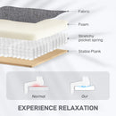 HOMCOM Linen Fabric Electric Recliner Chair with Remote Control