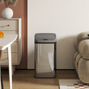 HOMCOM 48L Sensor Bin, Stainless Steel Kitchen Bin with Automatic Close