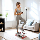 SPORTNOW Mini Stepper Machine With LCD Monitor And Non-Slip Pedals