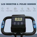 HOMCOM 2-In-1 Folding Exercise Bike With 8-Level Magnetic Resistance