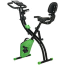 HOMCOM 2-In-1 Folding Exercise Bike With 8-Level Magnetic Resistance