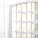 HOMCOM 4 Panel Folding Room Divider, 170cm Freestanding Privacy Screen, White