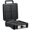 HOMCOM 4 Slice Waffle Maker w/ Deep Cooking Plate Adjustable Temperature1200W