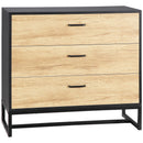 HOMCOM Chest of Drawers, 3 Drawer Unit Storage Cabinet Bedroom Living Room