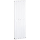 HOMCOM 46 x 160cm Double Panel Vertical Radiator, Water-filled Heater, White