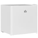 HOMCOM 46L Counter Top Fridge with Chiller Box Mini Fridge for Bedrooms Cream