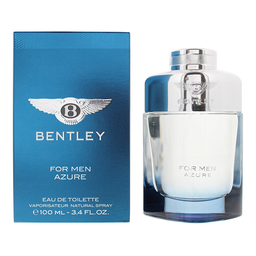 Bentley Azure by Bentley, 3.4 oz Eau De Toilette Spray for Men