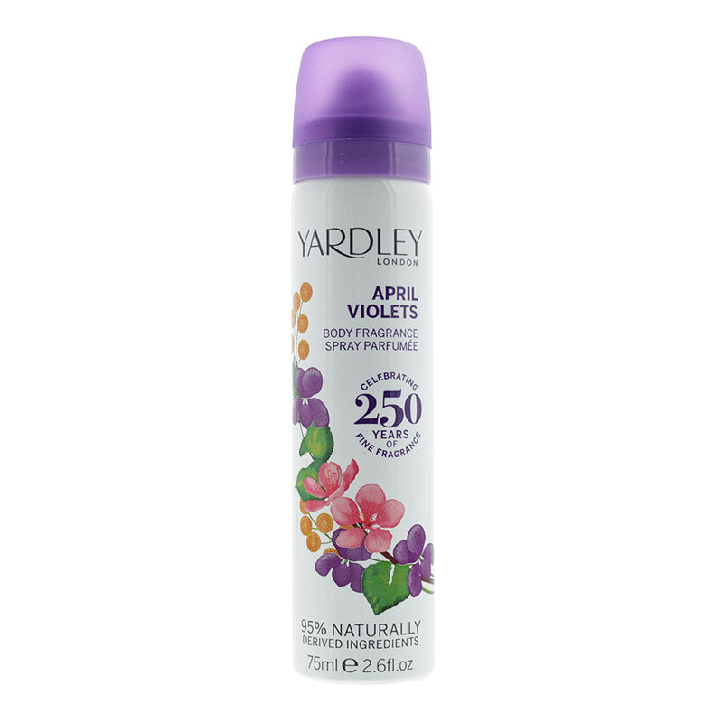 Yardley April Violets Deodorant Spray 75ml