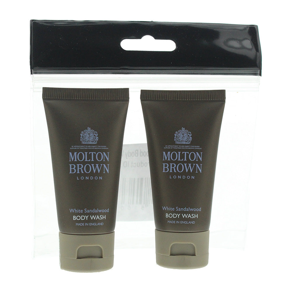Molton Brown White Sandalwood 2 Piece Gift Set 2 x Body Wash 30ml
