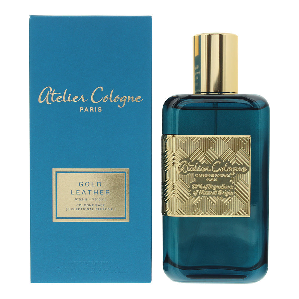 gold leather perfume